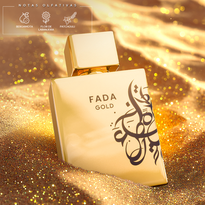 Kit Perfumes Árabes Mawwal Zuhoor Red Feminino 100ml EDP & Fada Gold Maculino 100ml EDP