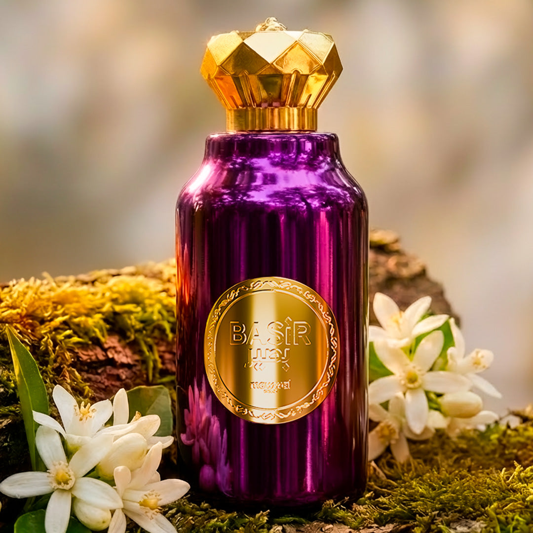 Perfume Basir Mawwal Arabia com notas florais — tuberosa jasmim