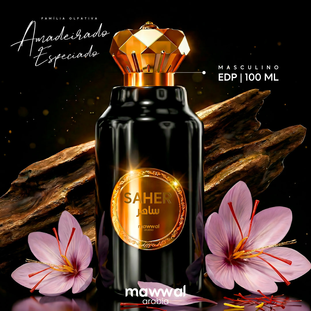 Perfume Mawwal Saher Masculino 100ml Eau de Parfum