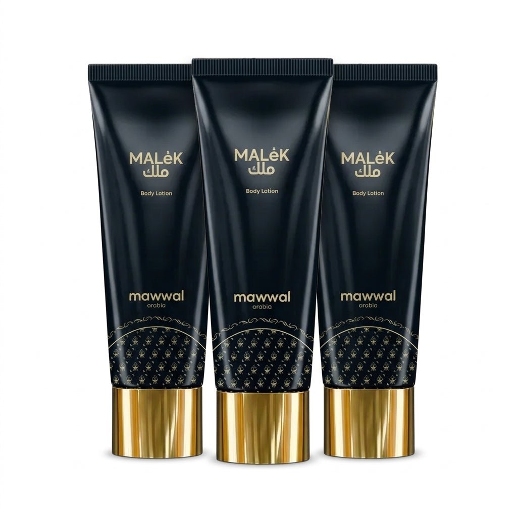 Kit 3 Cremes Hidratantes Malek Unissex 200ml - Mawwal Arábia Brasil
