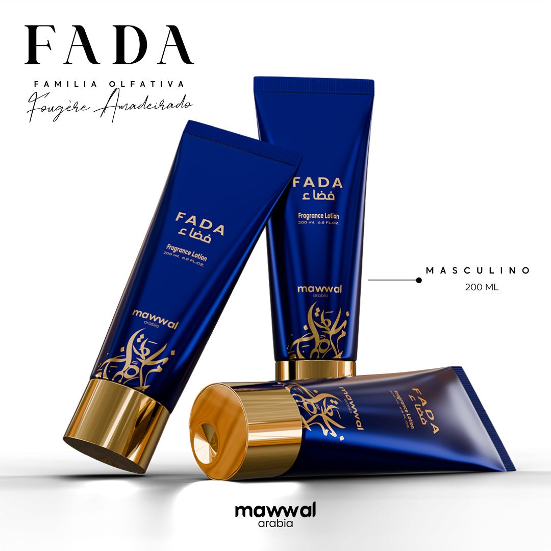 Kit 3 Cremes Hidratantes Mawwal Fada Masculino 200ml - Mawwal Arábia Brasil