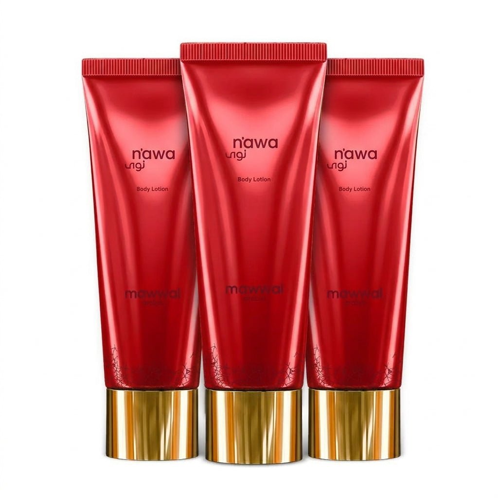 Kit 3 Cremes Hidratantes Nawa Unissex 200ml - Mawwal Arábia Brasil