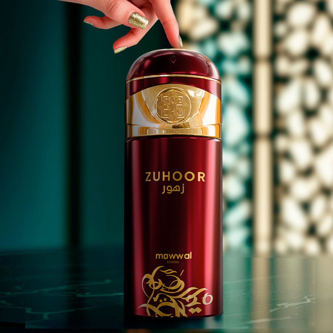 Kit 3 Perfumes Spray Mawwal Zuhoor Feminino 250ml - Mawwal Arábia Brasil