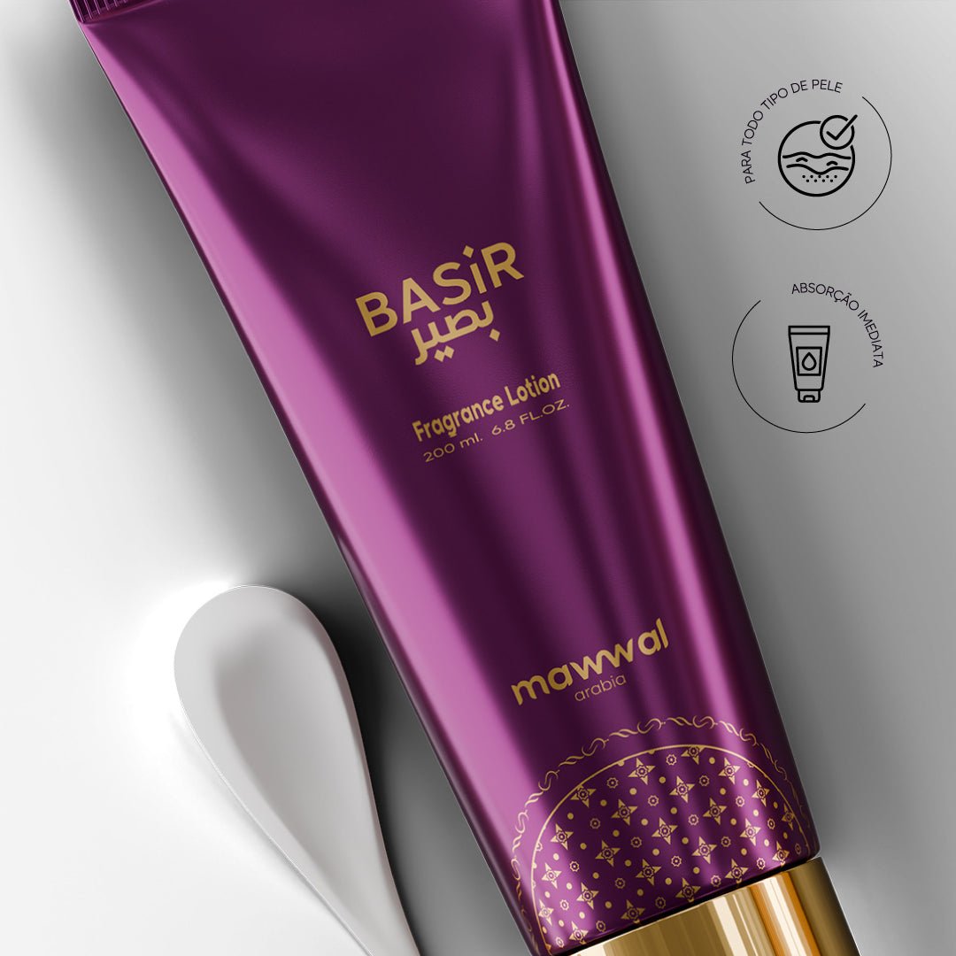 Kit Feminino Basir Mawwal Arábia – Perfume e Hidratante Corporal - Mawwal Arábia Brasil