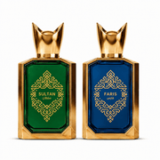 Kit Perfume Árabe Mawwal Sultan Masculino 100ml EDP & Faris Feminino 100ml EDP - Mawwal Arábia Brasil