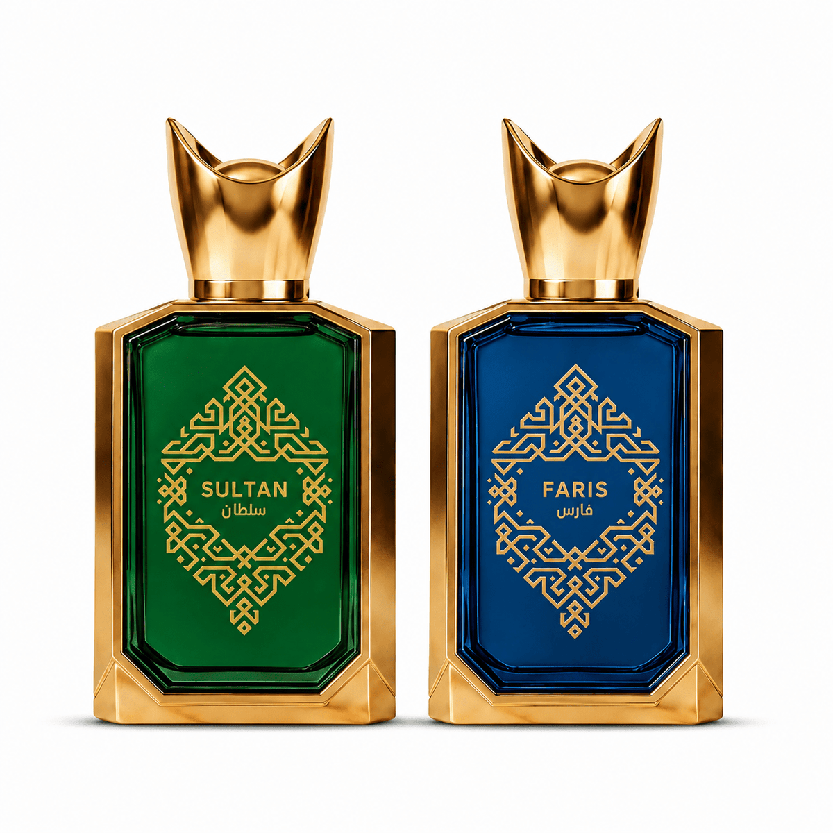 Kit Perfume Árabe Mawwal Sultan Masculino 100ml EDP & Faris Feminino 100ml EDP - Mawwal Arábia Brasil