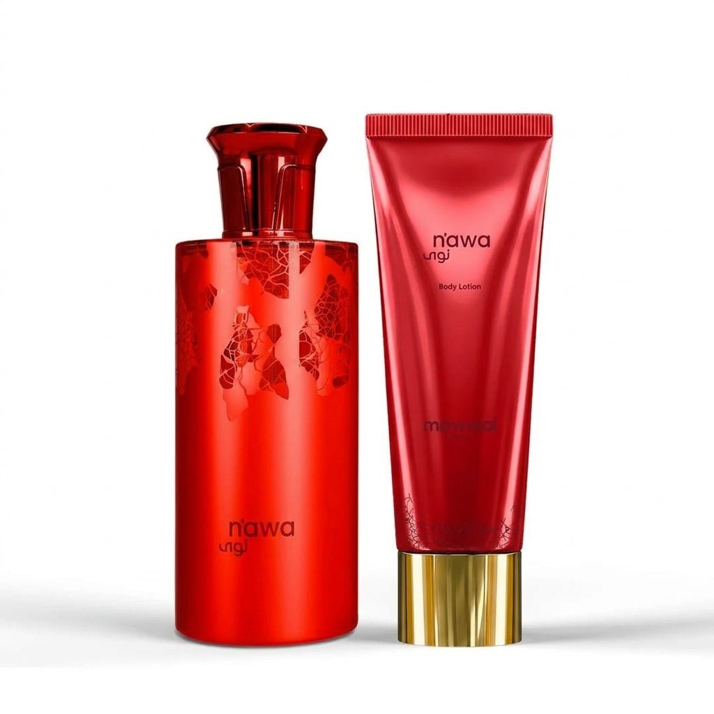 Kit Perfume Árabe Unissex Nawa — Perfume + Creme - Mawwal Arábia Brasil