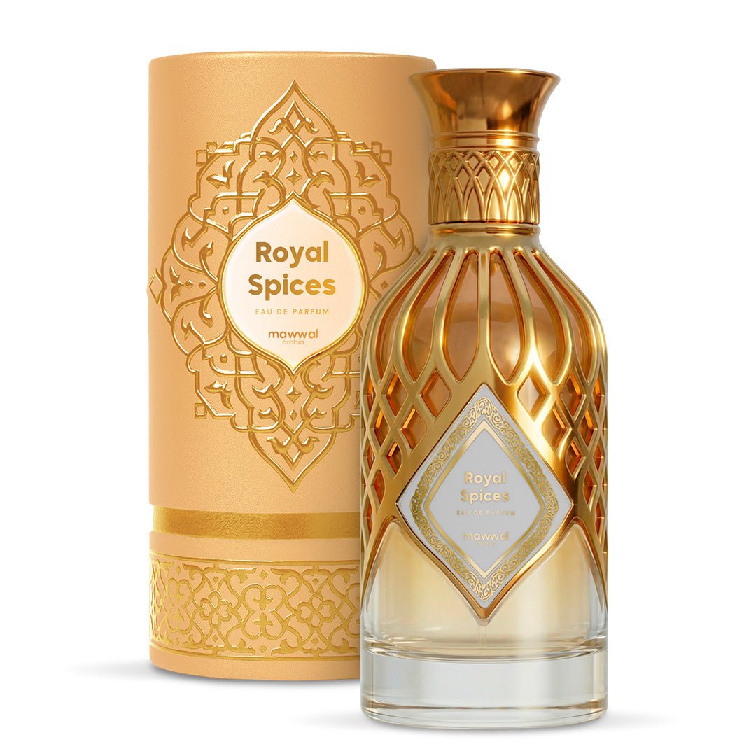 Kit Perfumes Árabes Mawwal Royal Amber, Myrrhe & Spices 100ml EDP - Mawwal Arábia Brasil