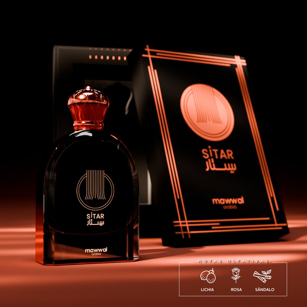 Kit Perfumes Árabes Mawwal Sitar Feminino 100ml EDP & Watar Feminino 100ml EDP - Mawwal Arábia Brasil