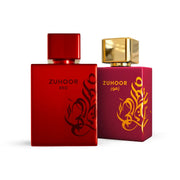 Kit Perfumes Árabes Mawwal Zuhoor Feminino 100ml EDP & Zuhoor Red Feminino 100ml EDP - Mawwal Arábia Brasil