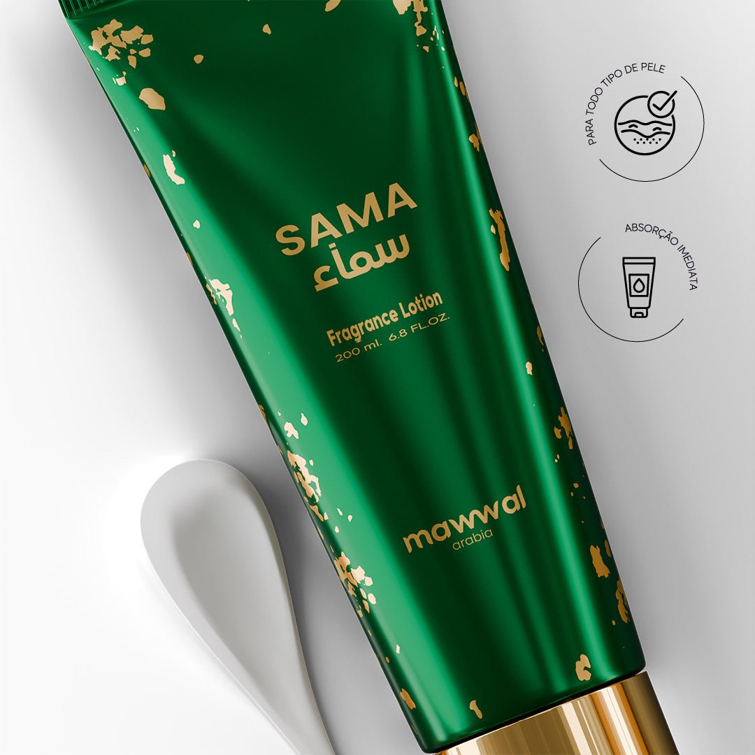 Kit Unissex Sama Mawwal Arábia – Perfume e Hidratante Corporal - Mawwal Arábia Brasil