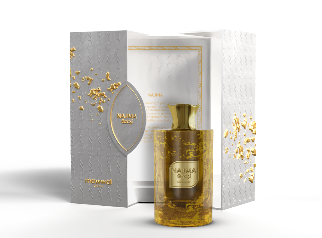 Kit Perfumes Árabes Mawwal Sama Masculino 100ml EDP & Najma Unissex 100ml EDP