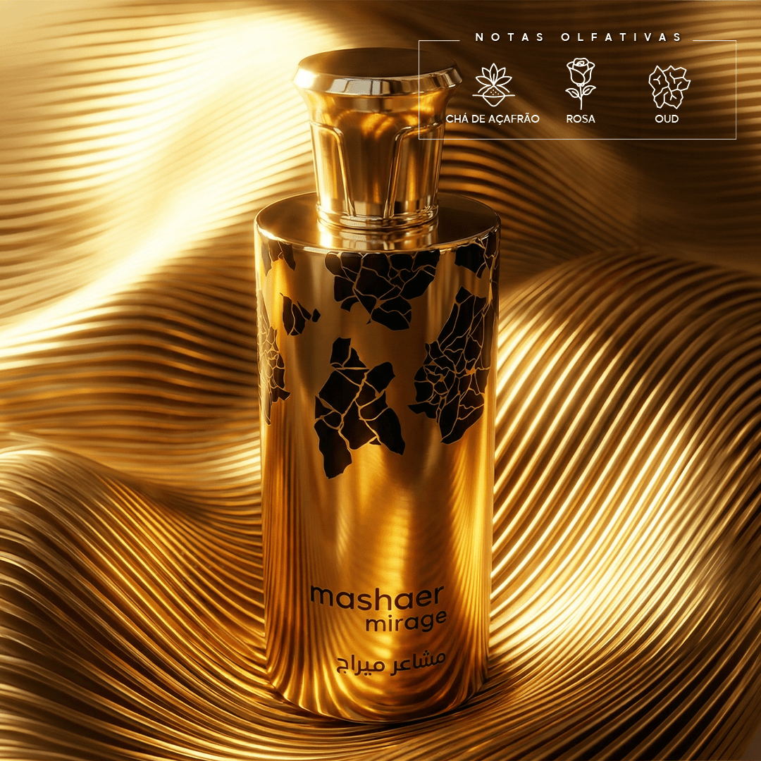 Perfume Árabe Sense Mashaer Mirage Feminino 100ml Eau de Parfum - Mawwal Arábia Brasil