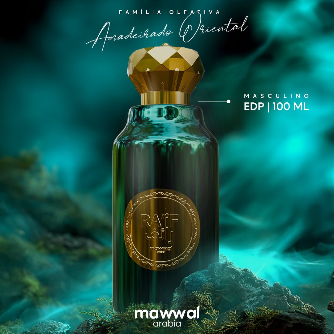 Perfume Mawwal Ra'if Masculino 100ml Eau de Parfum - Mawwal Arábia Brasil