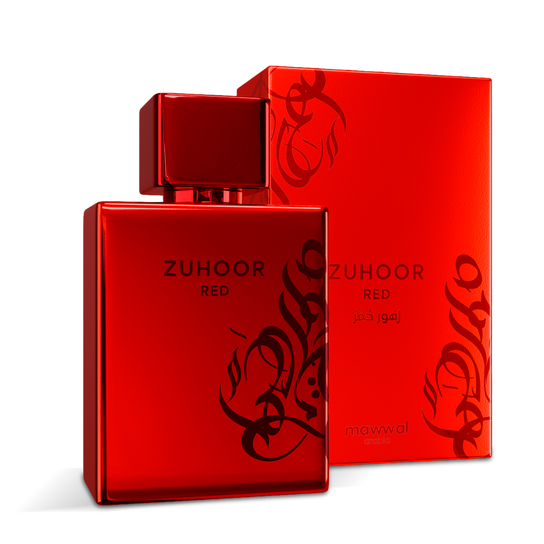 Kit Perfumes Árabes Mawwal Zuhoor Red Feminino 100ml EDP & Fada Gold Maculino 100ml EDP